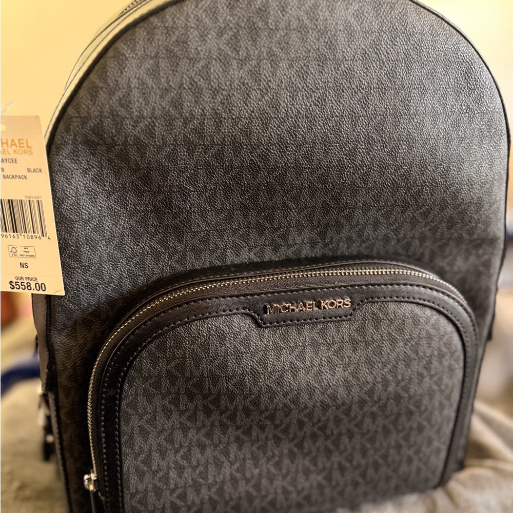 Michael Kors Charcoal and Black Men's Backpack